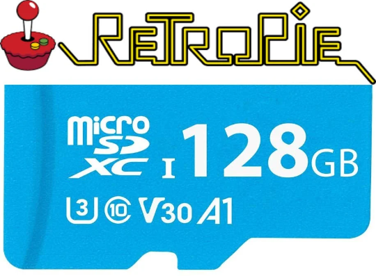 128Gb RetroPie Fully Loaded MicroSD Card