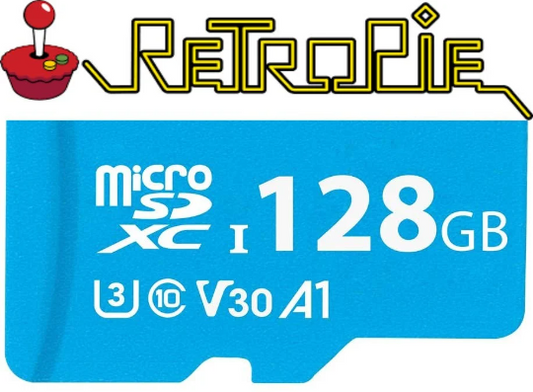 128Gb RetroPie Fully Loaded MicroSD Card