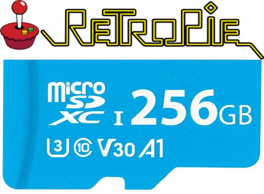 256gb RetroPie Fully Loaded MicroSD Card