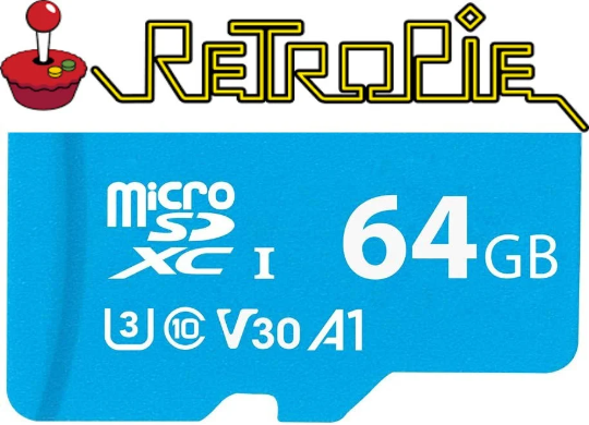 64gb RetroPie Fully Loaded MicroSD Card