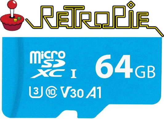 64gb RetroPie Fully Loaded MicroSD Card