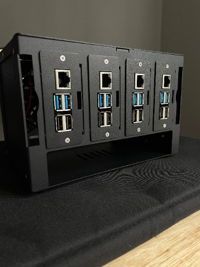 Cryptocurrency Mining Cluster Rig